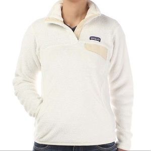 Patagonia Cream Fleece Pull Over